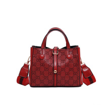 New arrival fashion leisure retro style women PU leather causal tote cross body handbag